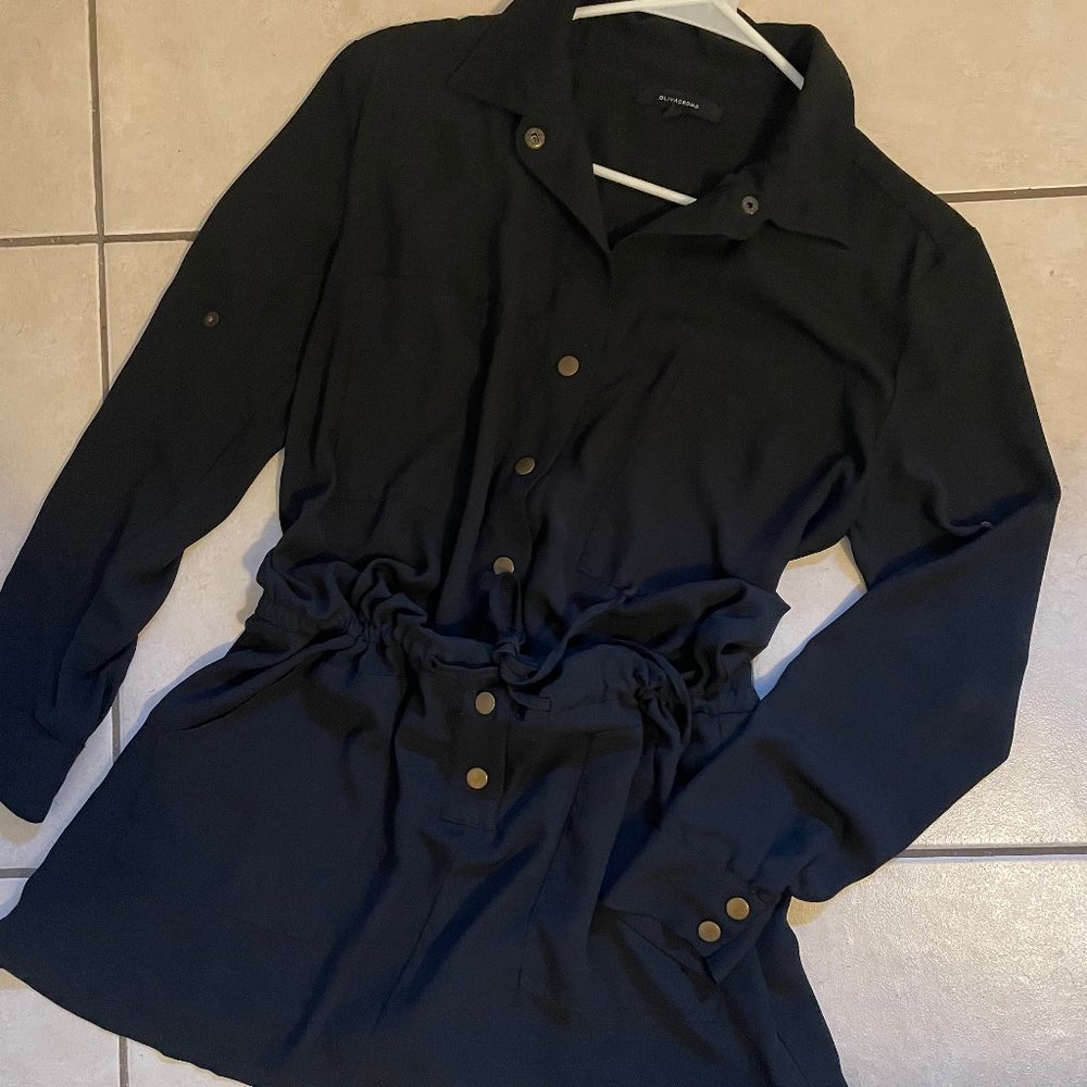 Black Chiffon Dress